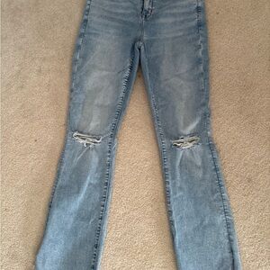 American Eagle Light Blue Distressed Jeans